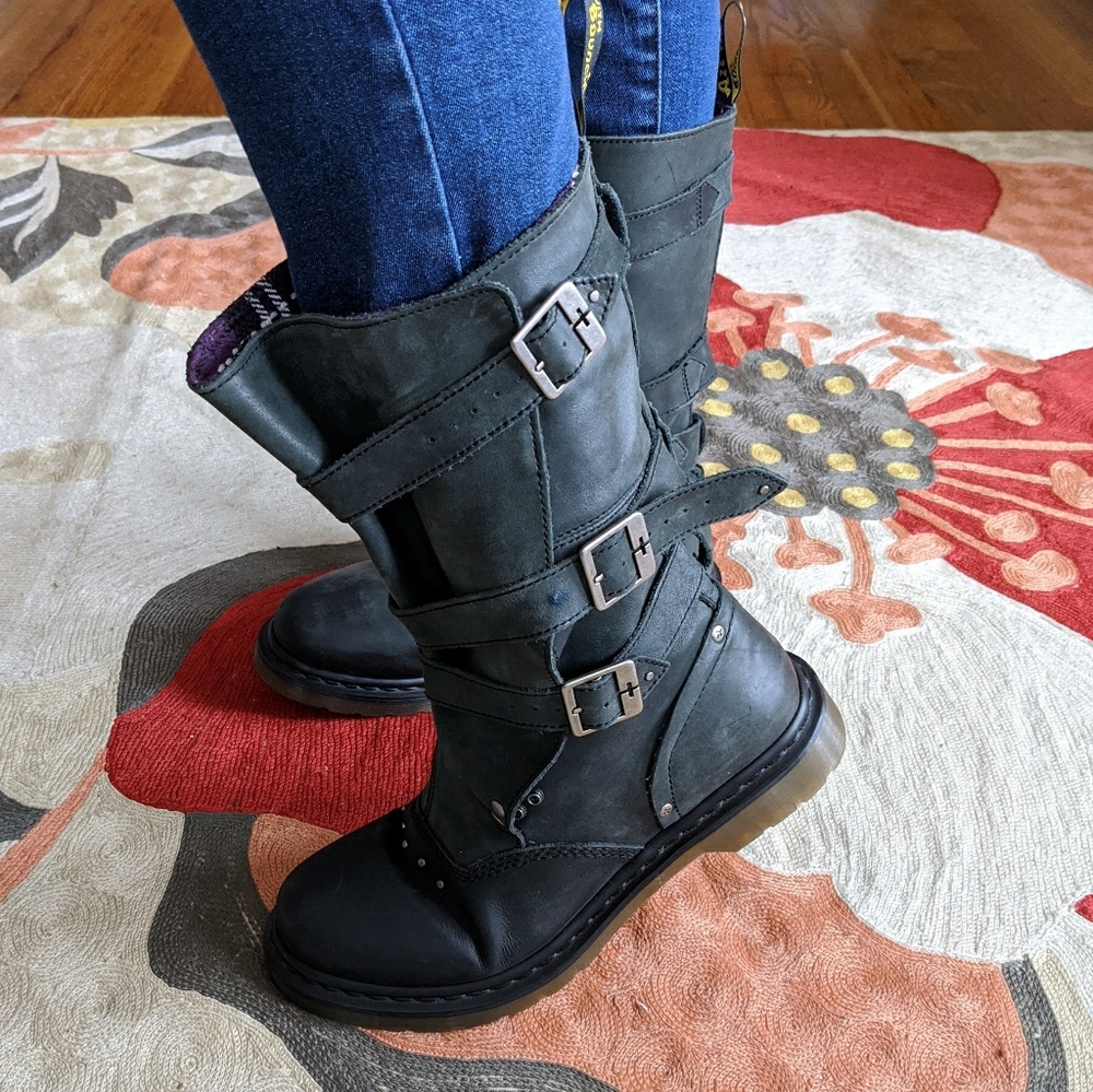 Dr Martens Jara Biker Boots